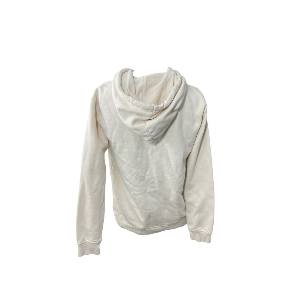 Adidas Essentials Oversized Women's Size S Small Hoodie Ivory Sweatshirt White - Picture 5 of 7